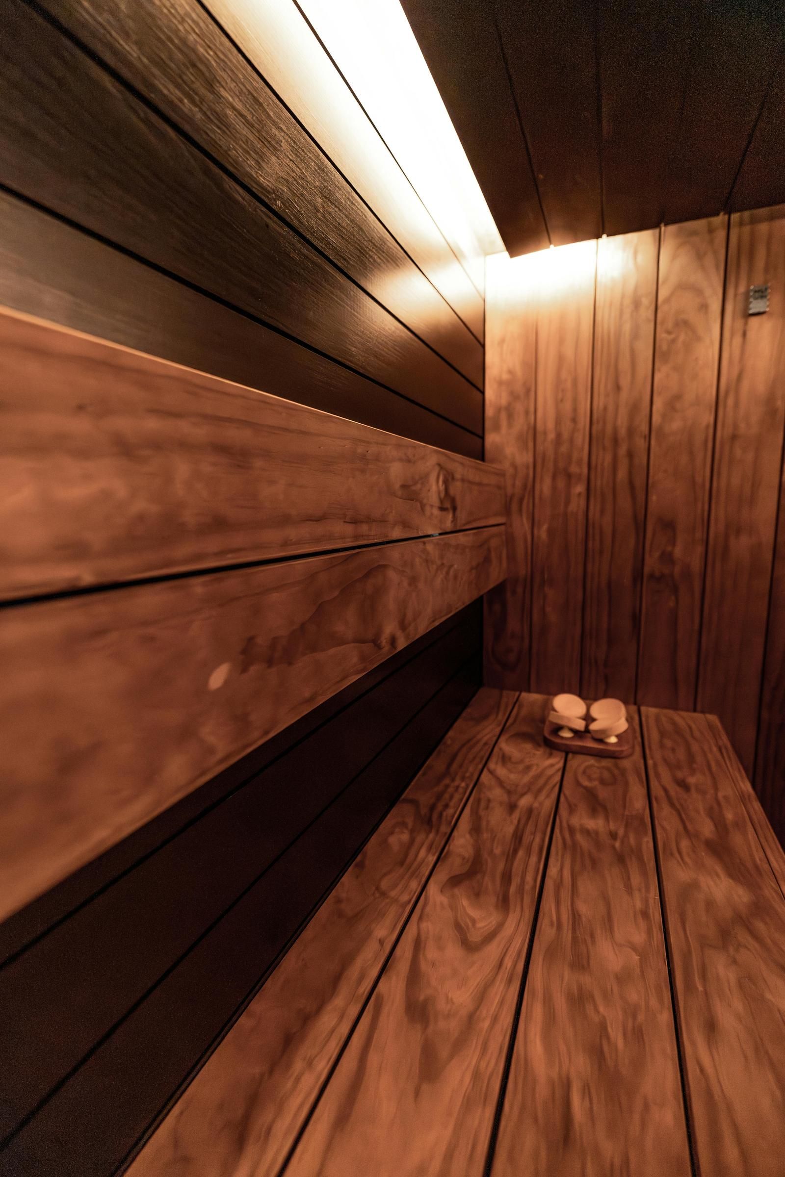 Ash-lined indoor retreat — 